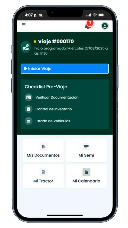 Checklist pre-viaje en la app de KeyRutas